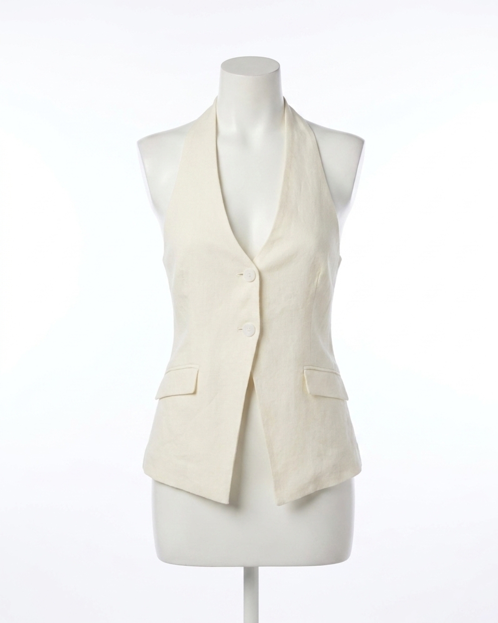 NEW STEVE MADDEN brielle vest in ivory
